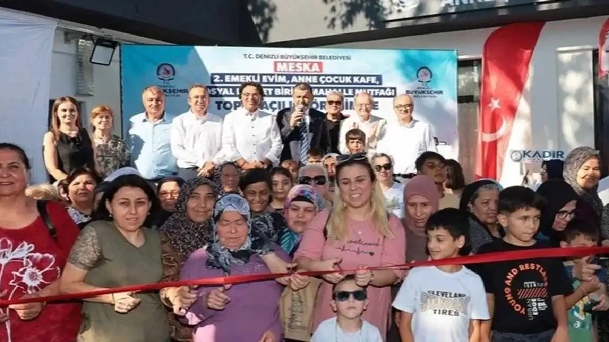 Denizli'de toplumsal dayanışmanın yeni adresi Meska Sosyal Tesisleri