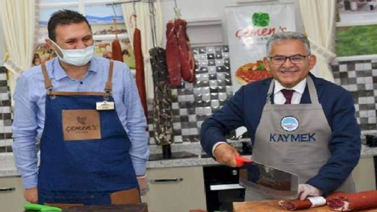 KAYMEK'ten pastırma doğrama kursu