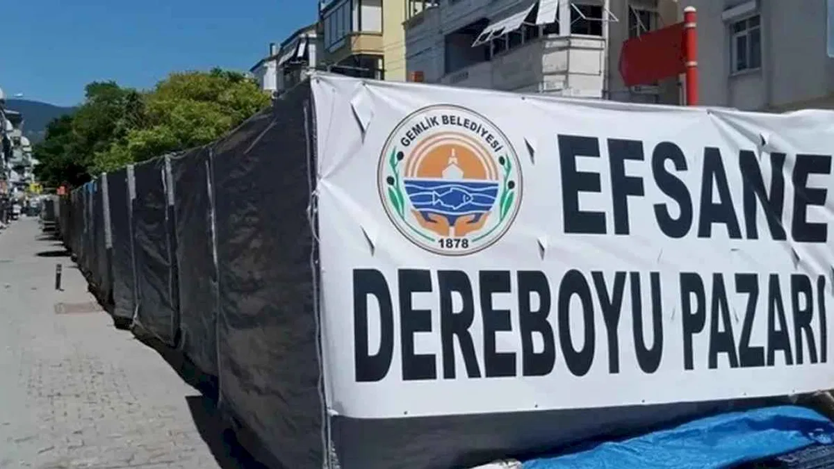 Bursa Kumla’da efsane Dereboyu Pazarı