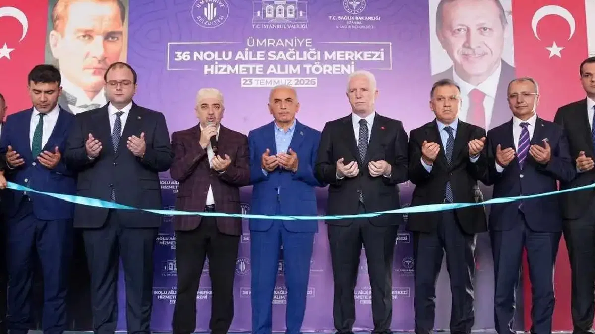 İstanbul’un 1121. Aile Sağlığı Merkezi Ümraniye’de hizmete açıldı