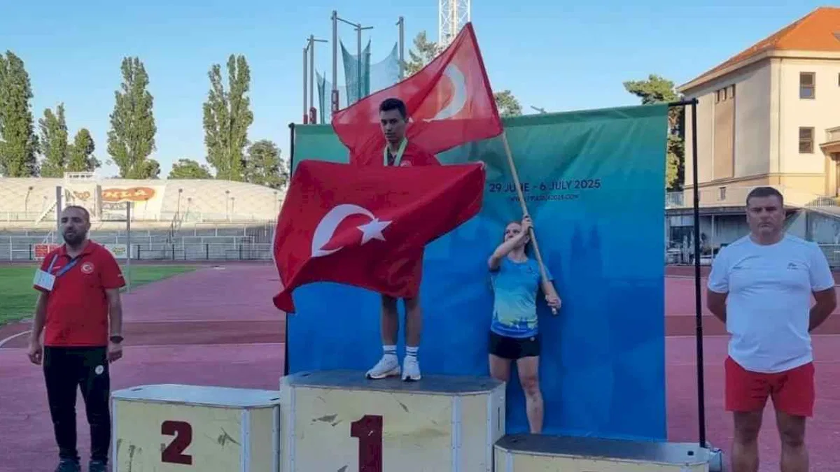 Konya Meramlı 'Muhammed Eren Uysal' Avrupa Şampiyonu oldu