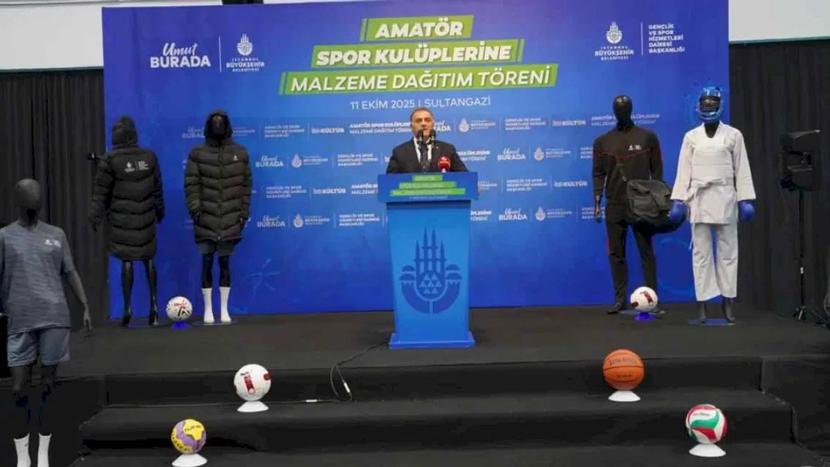 İBB’den Amatör Spor Kulüplerine 100 Milyon Liralık Malzeme Desteği
