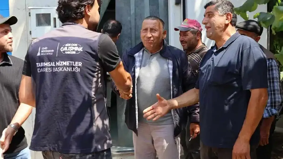 İzmir Büyükşehir tarım üreticisinin imdadına yetişti