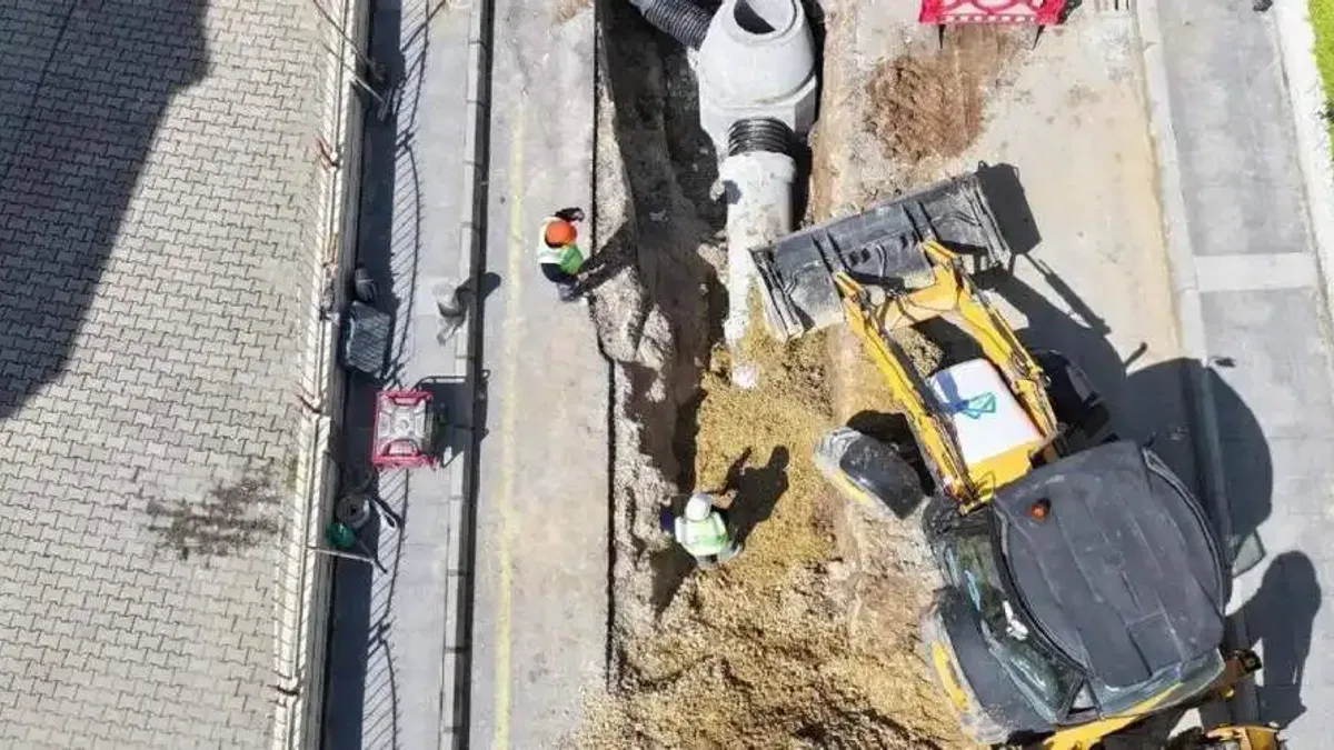 Mersin Tarsus'ta yağmursuyu sorunu tarih oldu