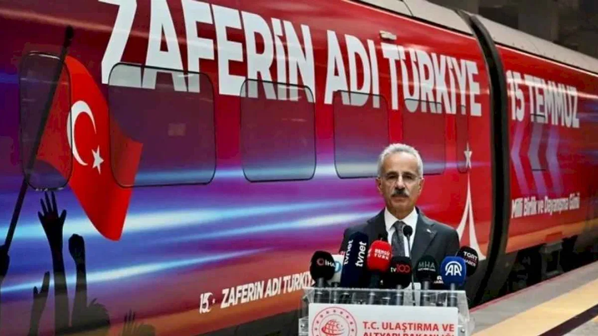 15 Temmuz treni 90 bin kilometre yol kat edecek