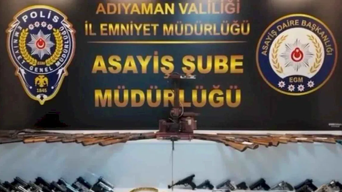 Adıyaman merkezli operasyon: 34 kişilik suç örgütü çökertildi
