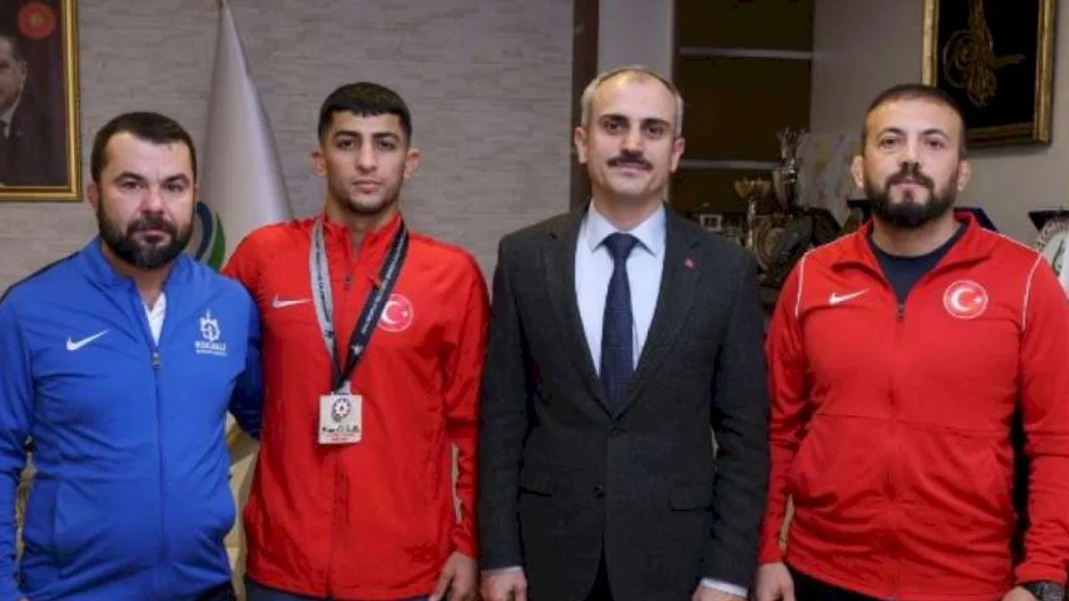 Başkan Çiftçi, Dünya ikincisini ağırladı