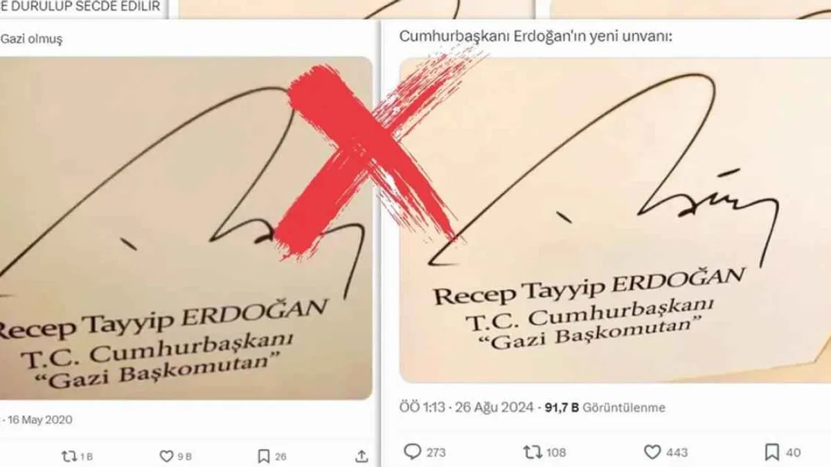 DMM: Erdoğan'ın imzalı evrak iddiası doğru değil