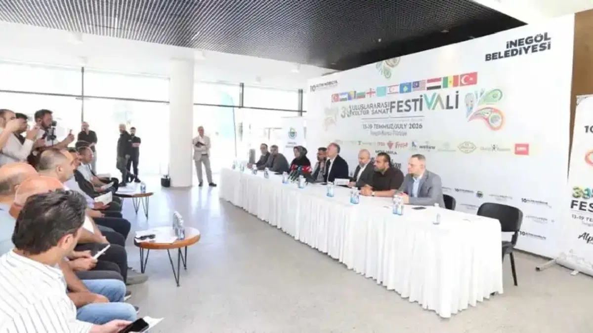 İnegöl’de 39. Uluslararası Kültür Sanat Festivali başlıyor