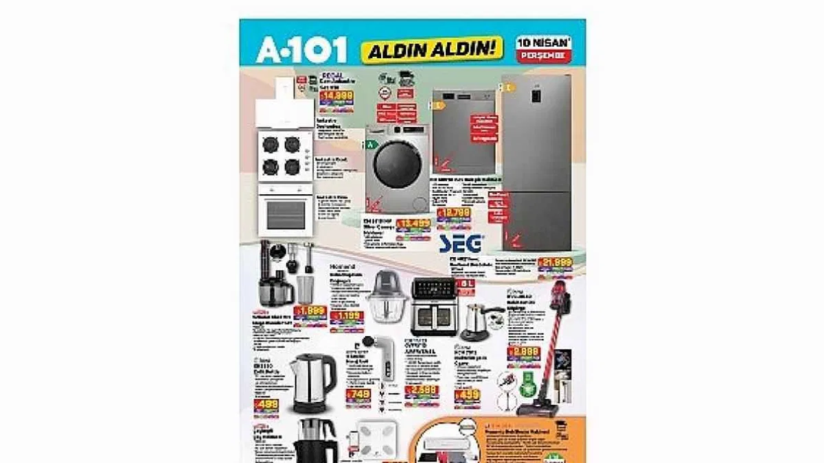 Motosiklet ve Daha Fazlası 10 Nisan'da A101 Mağazalarında