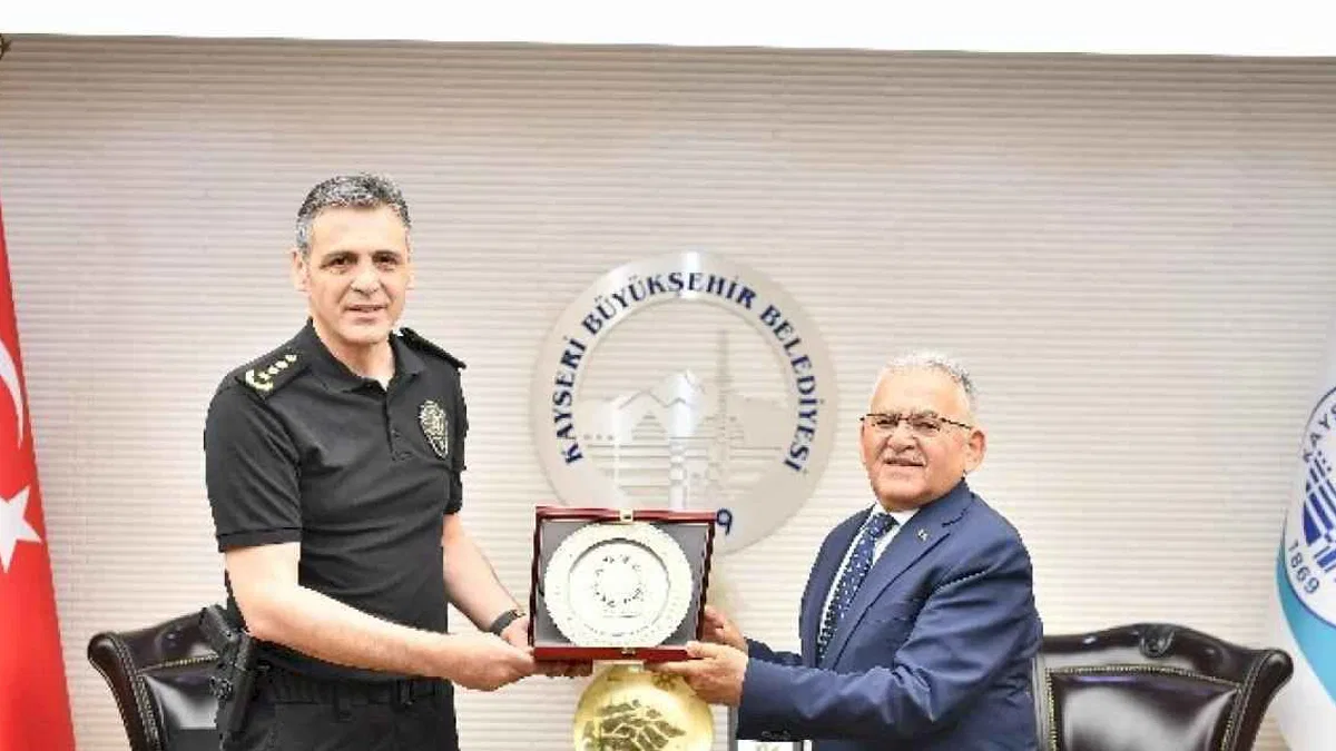 Başkan Büyükkılıç, İl Emniyet Müdürü Aydın’ı ağırladı