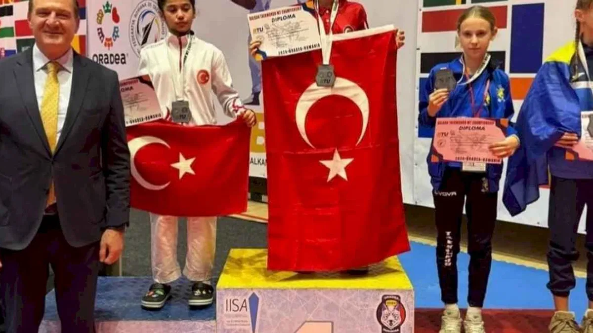 Konyalı Fatma Azra 'Balkan şampiyonu' oldu
