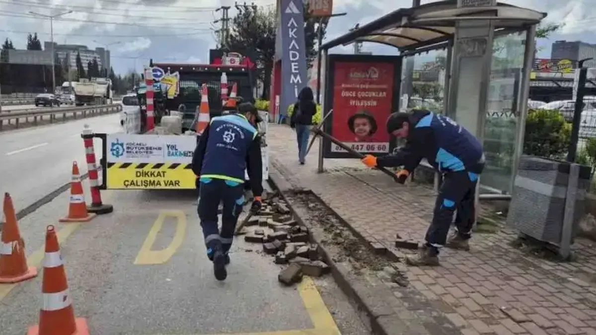 Kocaeli'den yaya yollarına konforlu dokunuş