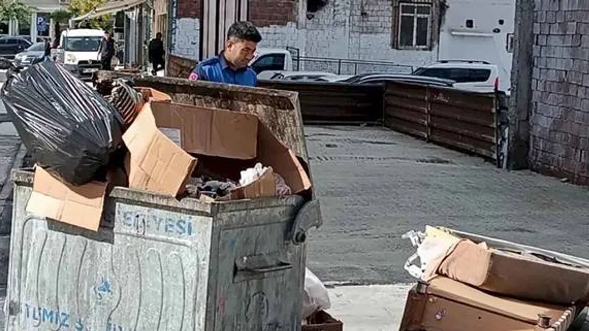 Düzce'de çevreyi kirletti... Kameralardan kaçamadı!
