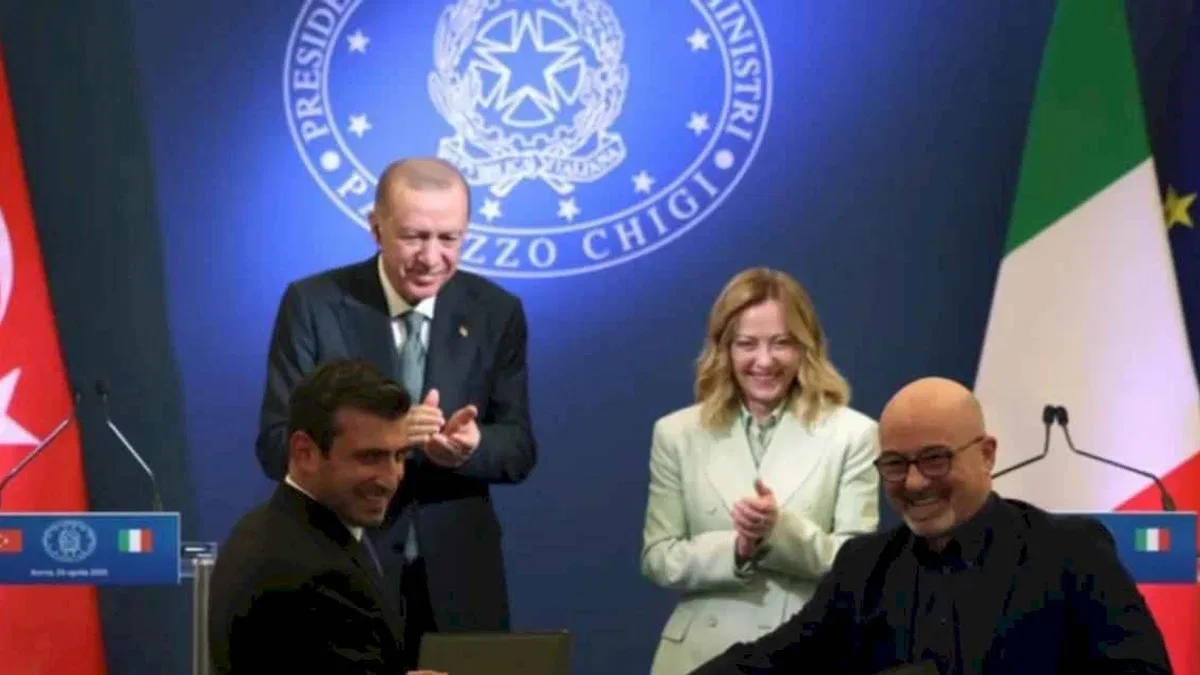 Türkiye ile İtalya arasında 11 anlaşma imzalandı