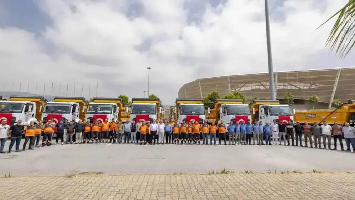 Mersin Büyükşehir’den araç filosuna dev yatırım