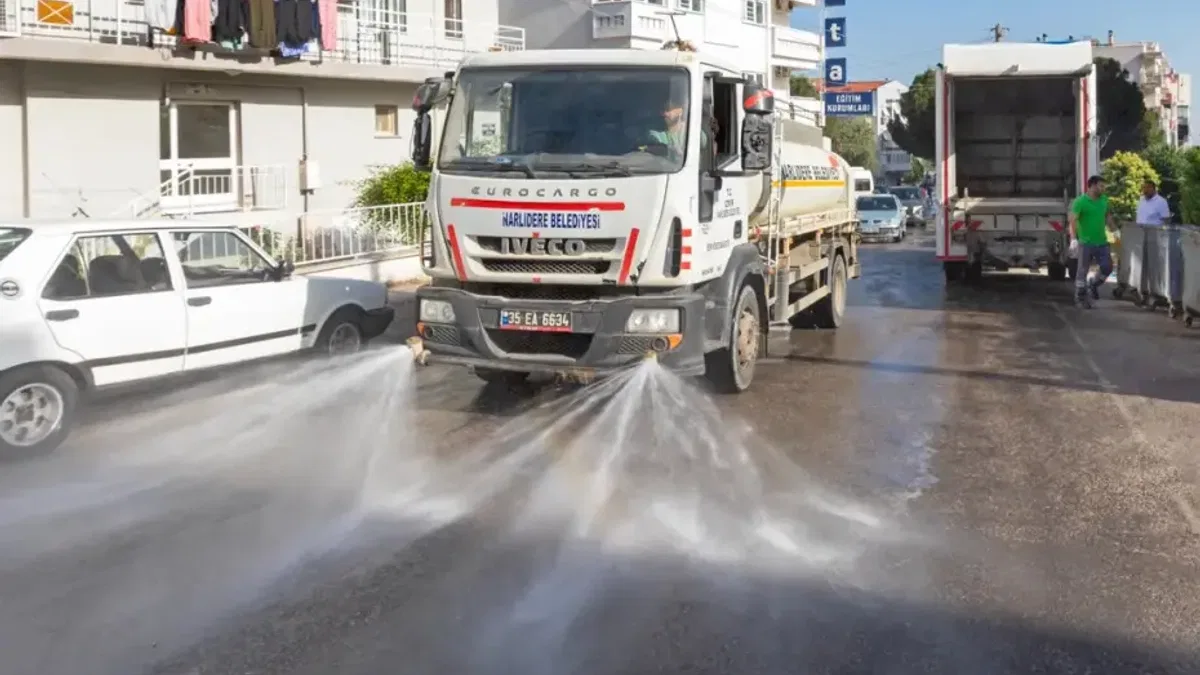 İzmir'de tertemiz Narlıdere seferberliği
