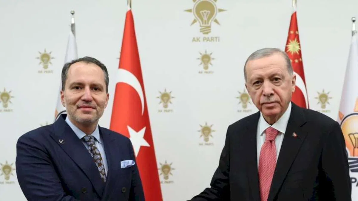 Cumhurbaşkanı Erdoğan, Fatih Erbakan ile AK Parti Genel Merkezi’nde görüştü