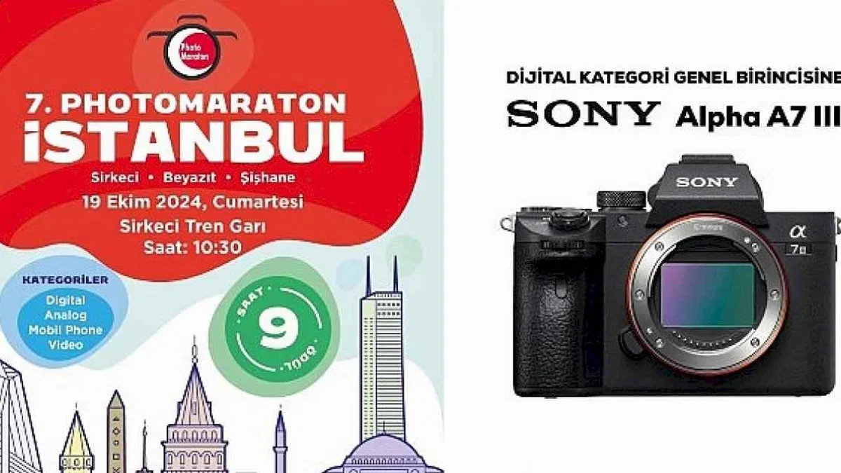Sony Türkiye sponsorluğundaki 7. Photomaraton, 19 Ekim'de Sirkeci'de düzenlenecek!