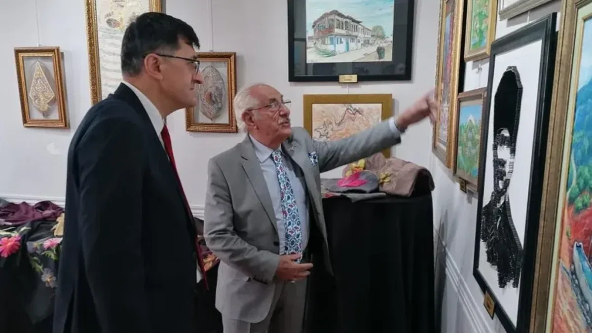 Kütahya'nın sanatsal ve kültürel zenginliği Çanakkale'de sergileniyor
