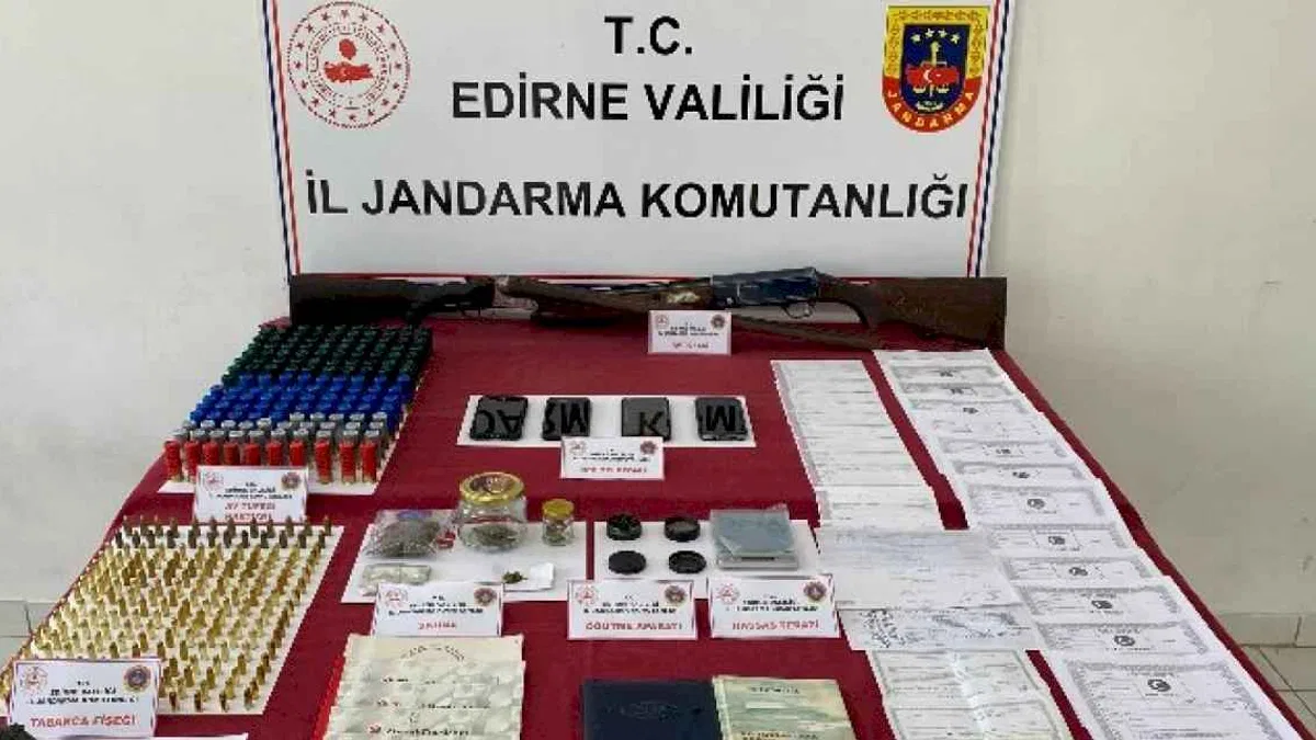 İpsala’da tefecilere operasyon:  4 gözaltı