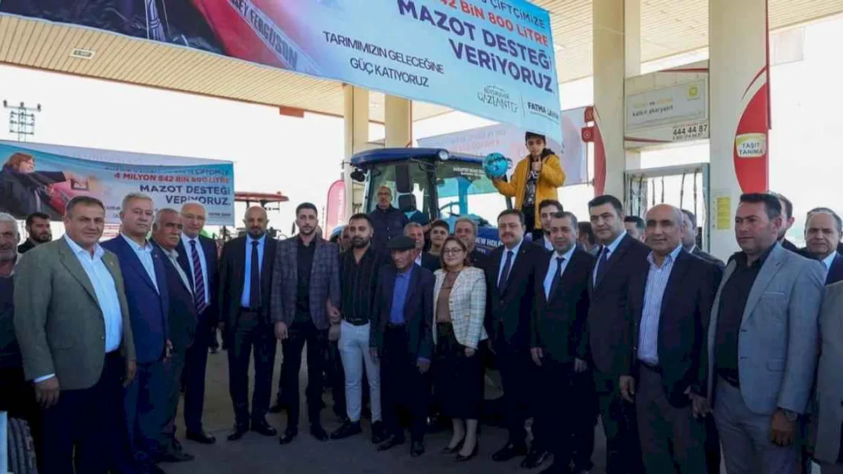 Gaziantep’ten çiftçiye rekor mazot desteği