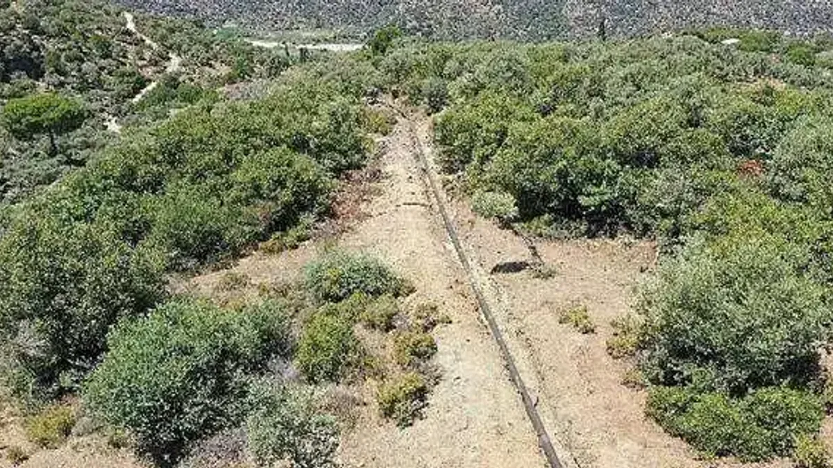 ASKİ, Söke Karakaya'ya Beşparmak Dağları'nın zirvesinden su sağladı