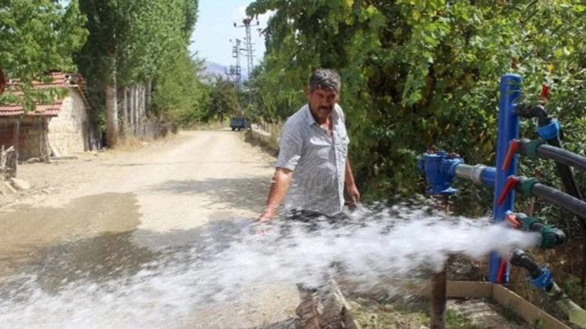 Çiftçinin sulama sırası dönemi bitti