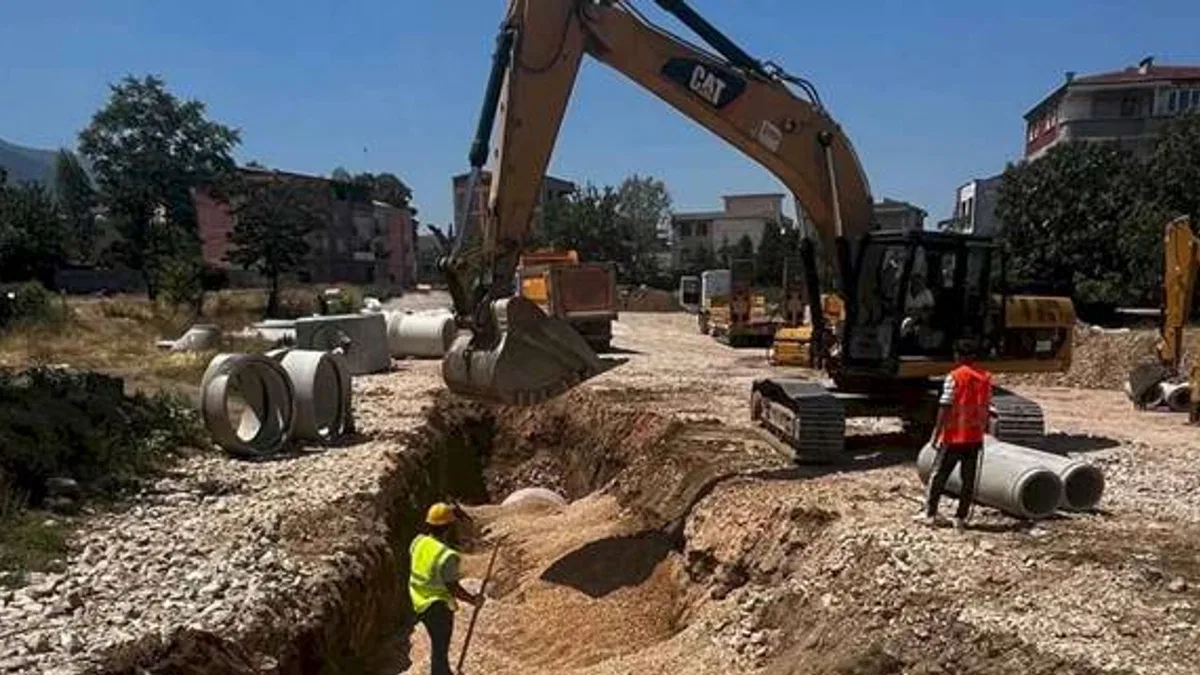 Bursa Büyükşehir'den Yıldırım'a sağlıklı alt yapı