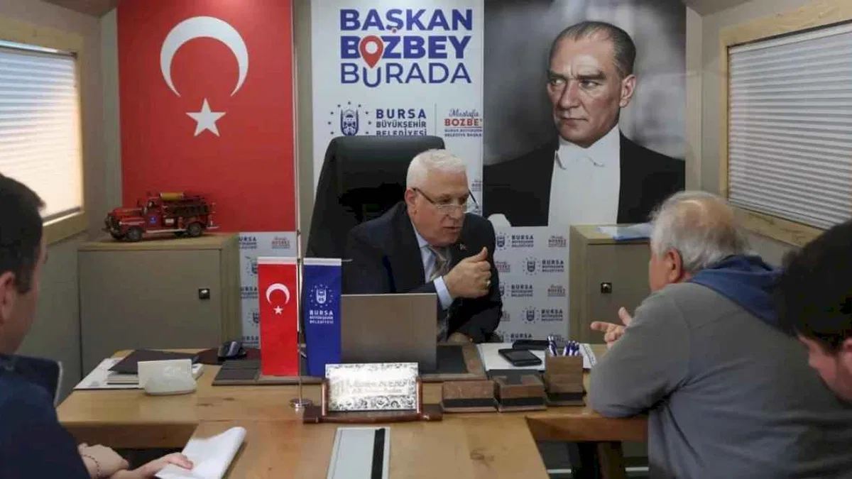 Bursa'da Başkan Bozbey makamını Hamitler'e taşıdı