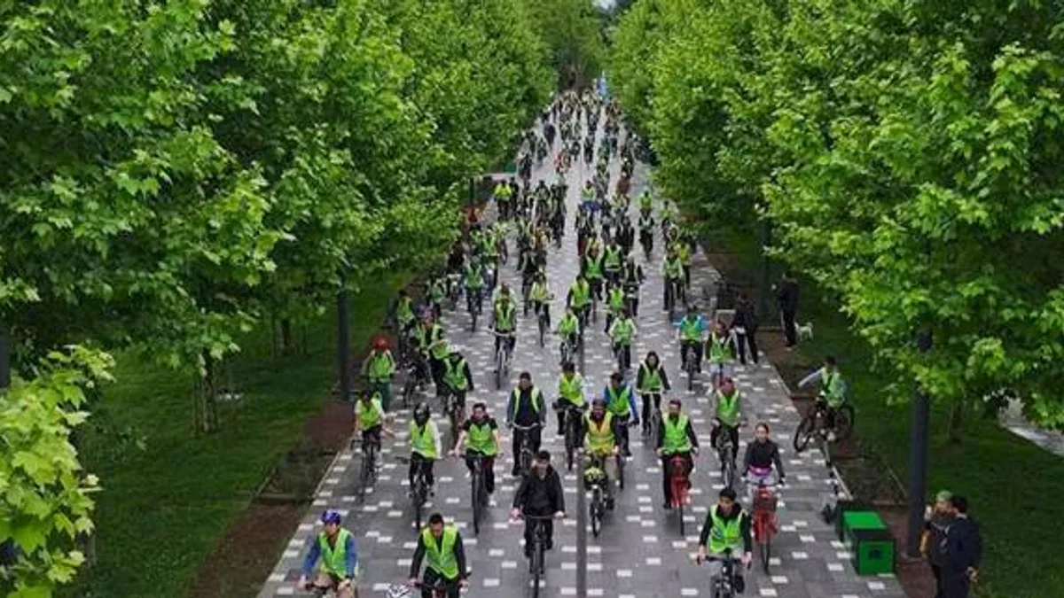 Sakarya'da pedallar daha güvenli bir trafik için dönecek