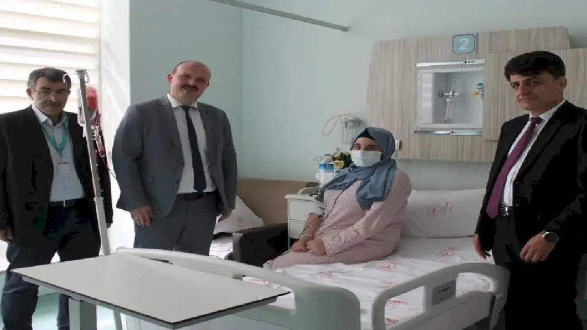 Kasıktan anjiyo yöntemi ile şifa buldu