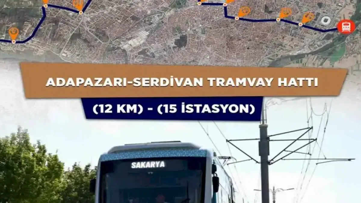 Sakarya'da raylı sistemde bir aşama daha