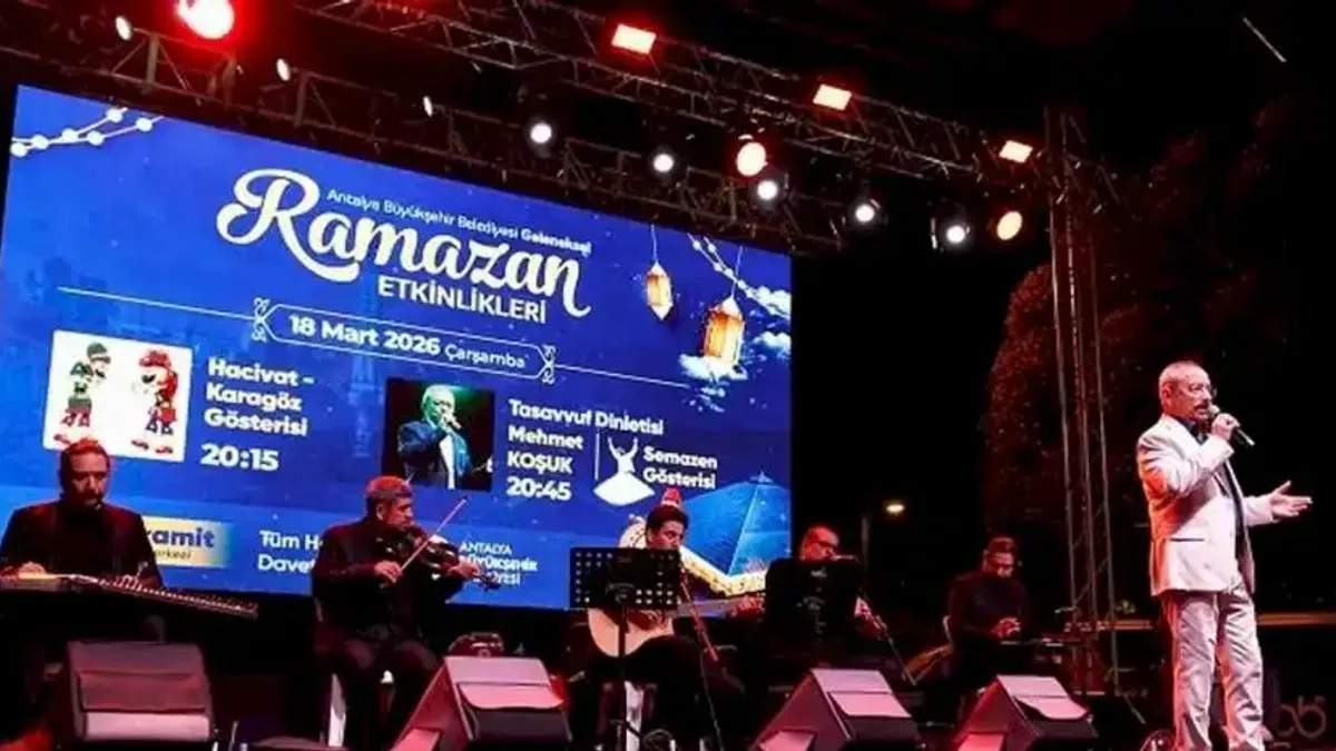 Antalya Büyükşehir'in ramazan etkinliklerine yoğun ilgi