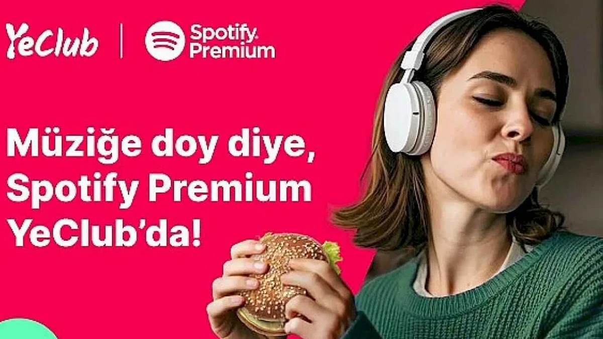 Yemeksepeti'nden YeClub Üyelerine 3 Aylık Spotify Premium Fırsatı