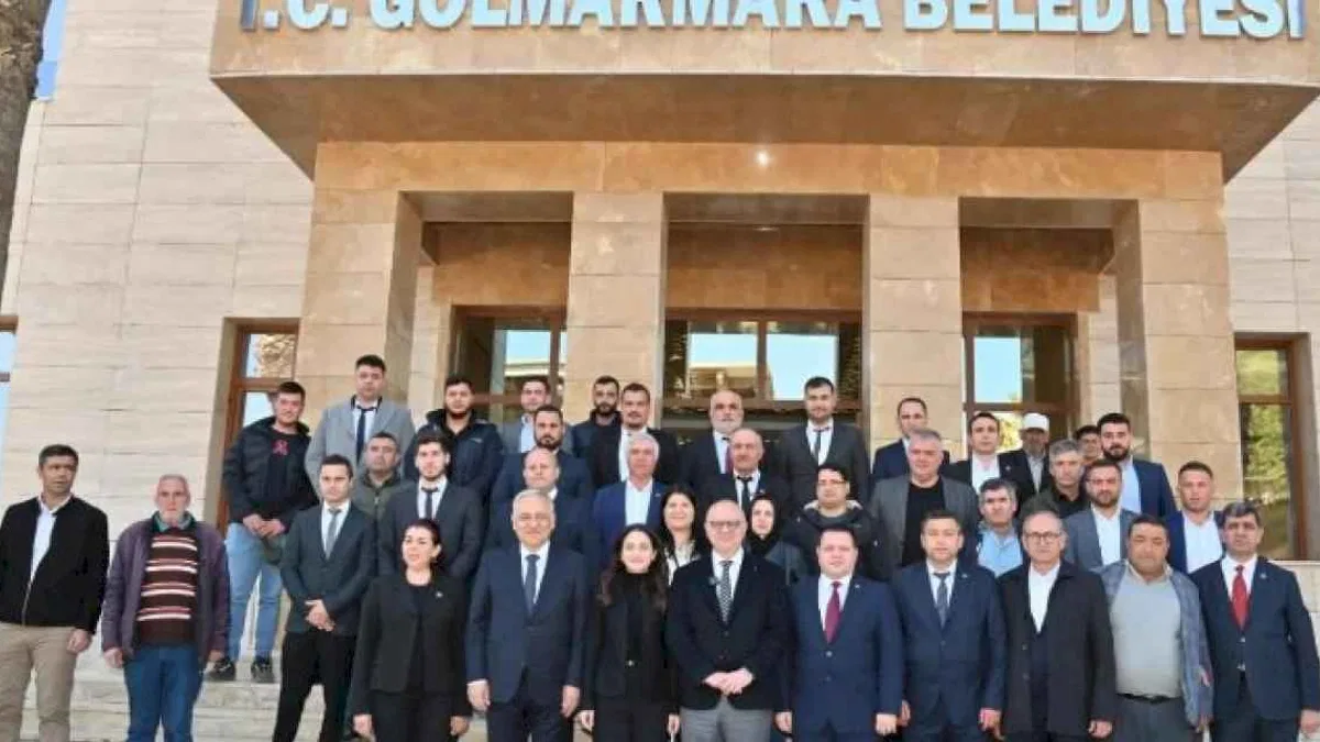 Başkan Ergün Gölmarmara Belediyesi’ni ziyaret etti
