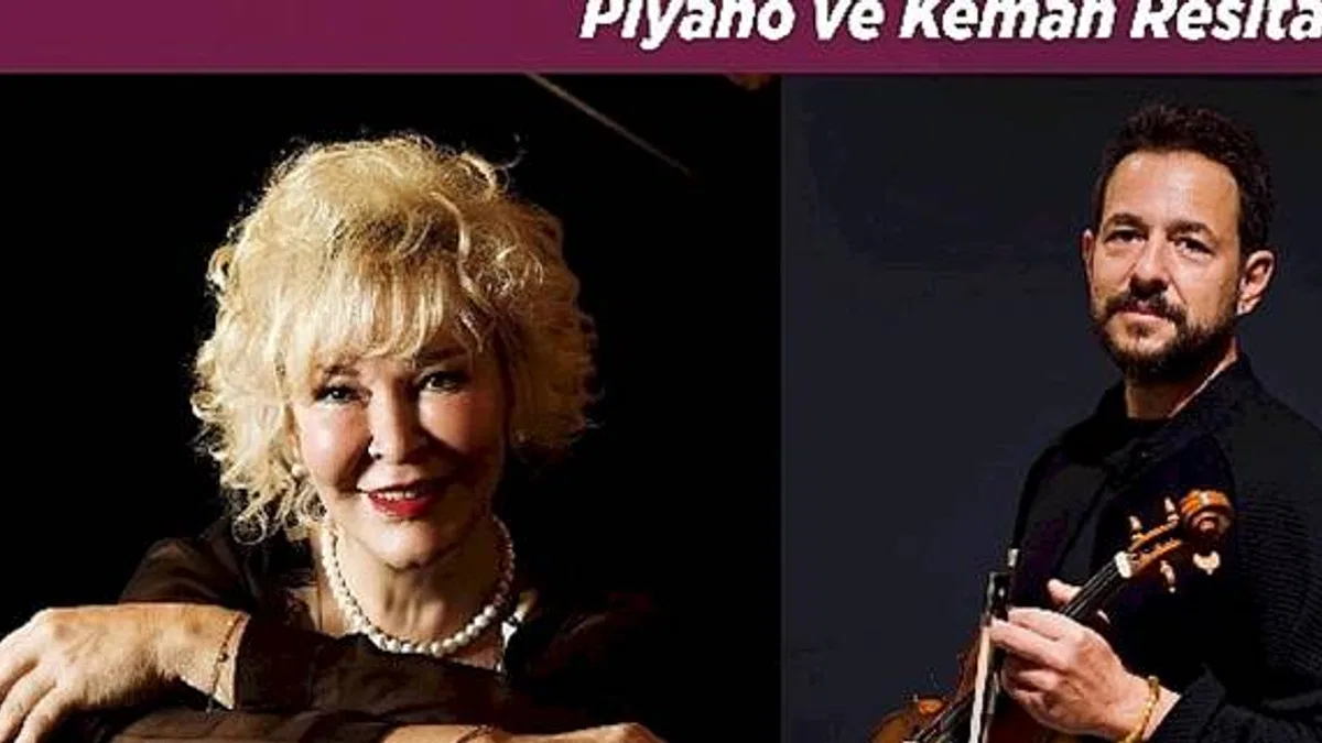 Hisar Okulları Anne Oğul müzisyenler Gülsin Onay ve Erkin Onay Piyano-Keman Resitali ile Müzikseverleri Bir Araya Getiriyor