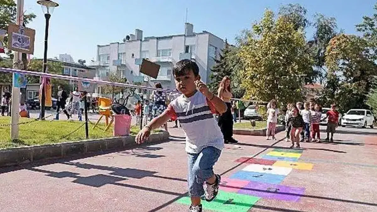 Çankayalı çocuklar Avrupa Hareketlilik Haftası'na katıldı