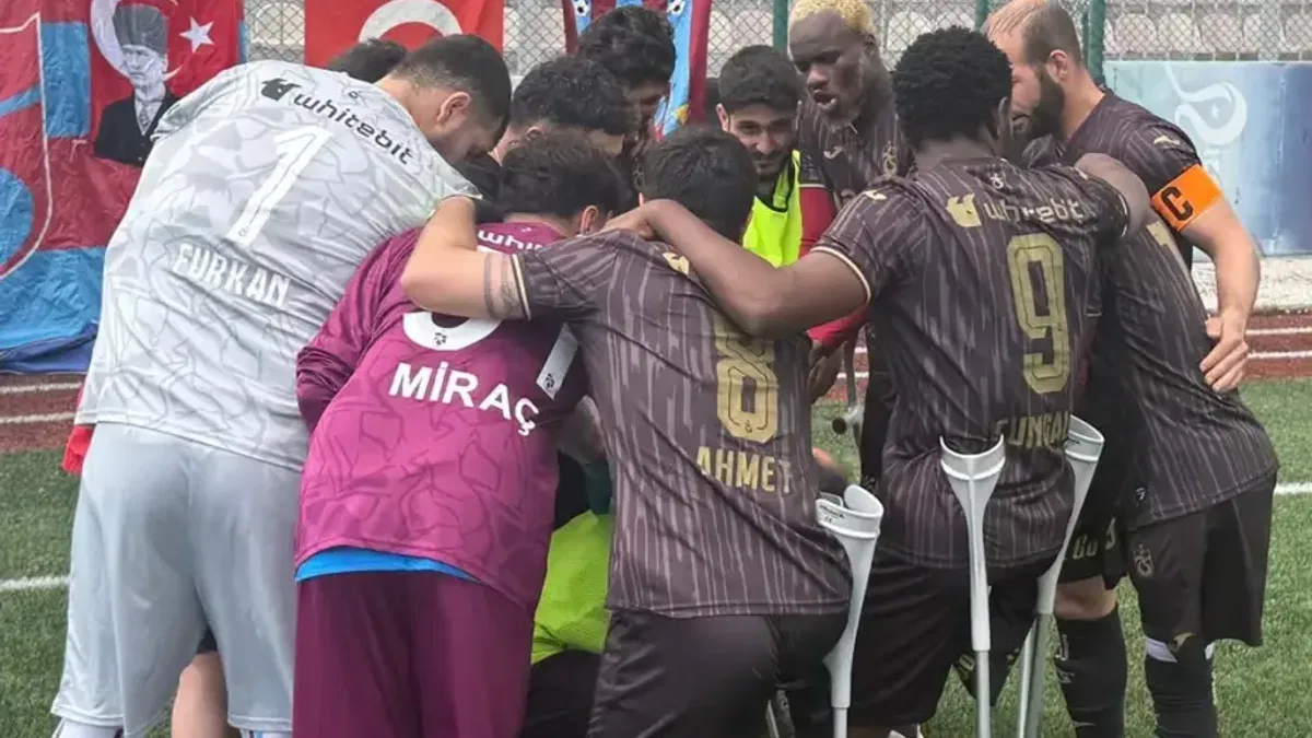 Trabzon Ampute Futbol Takımı üçüncülüğü garantiledi