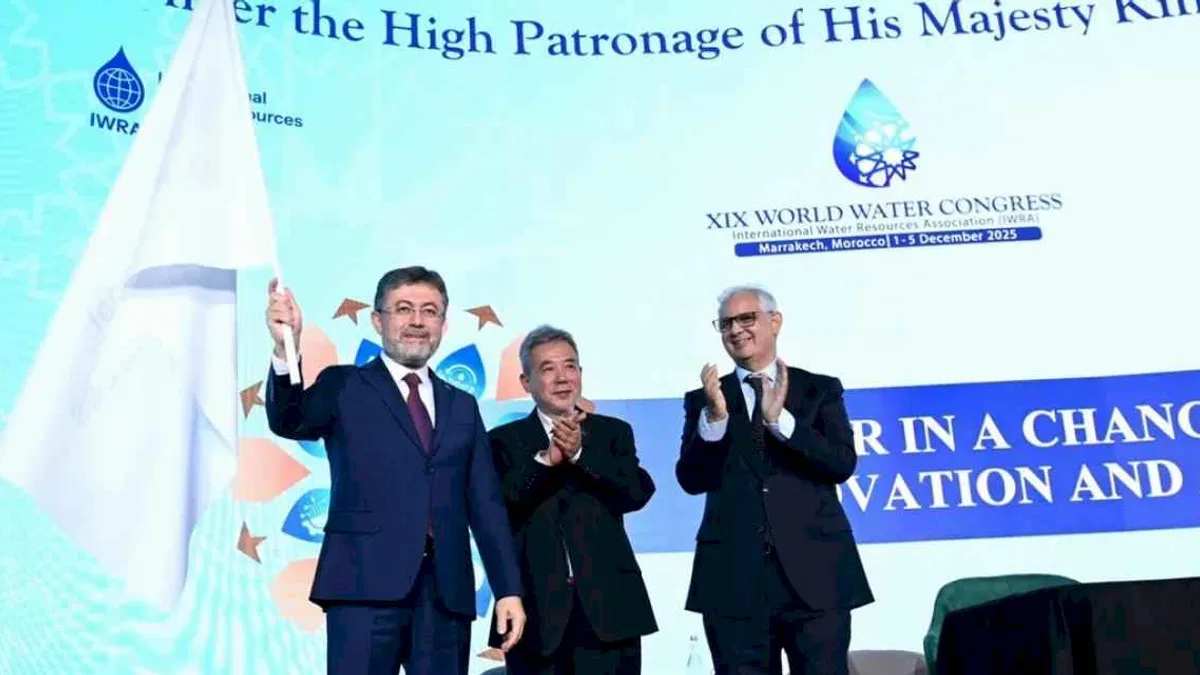 Türkiye, bayrağı Fas'ta devraldı! 20. Dünya Su Kongresi 2027’de İstanbul’da