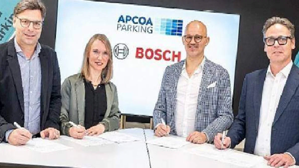 Bosch ve APCOA, Almanya'daki otoparklarda otonom vale park teknolojisi sağlayacak