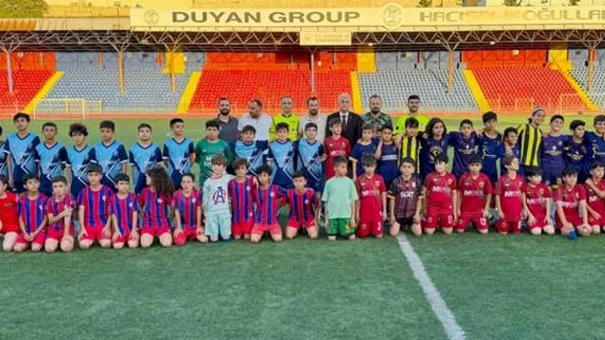 Mardinli miniklerin turnuva heyecanı
