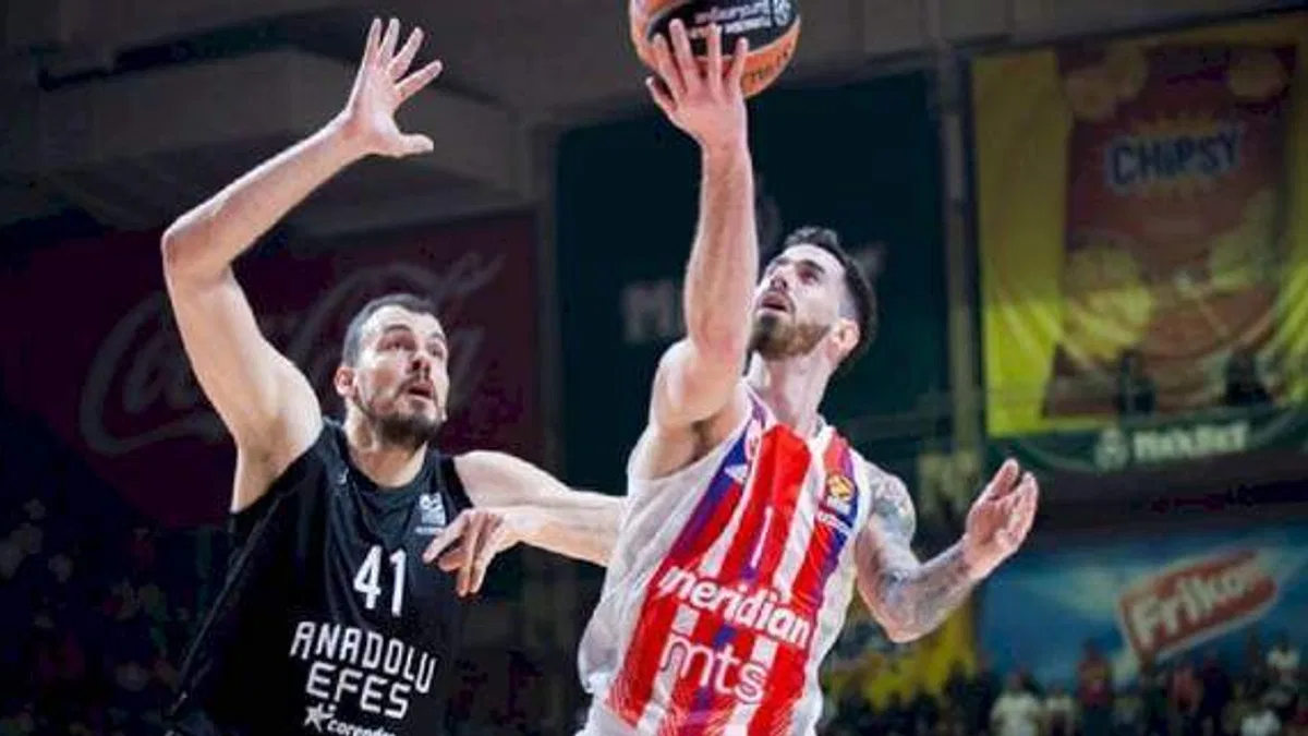 Kızılyıldız 94-75 Anadolu Efes (MAÇ SONUCU - ÖZET) Anadolu Efes Sırbistan'da takıldı!