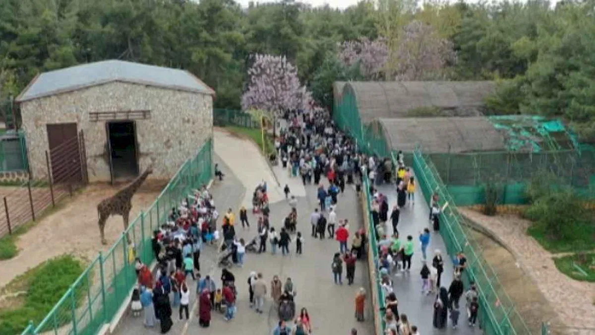 Gaziantep Doğal Yaşam Parkı’na akın ettiler