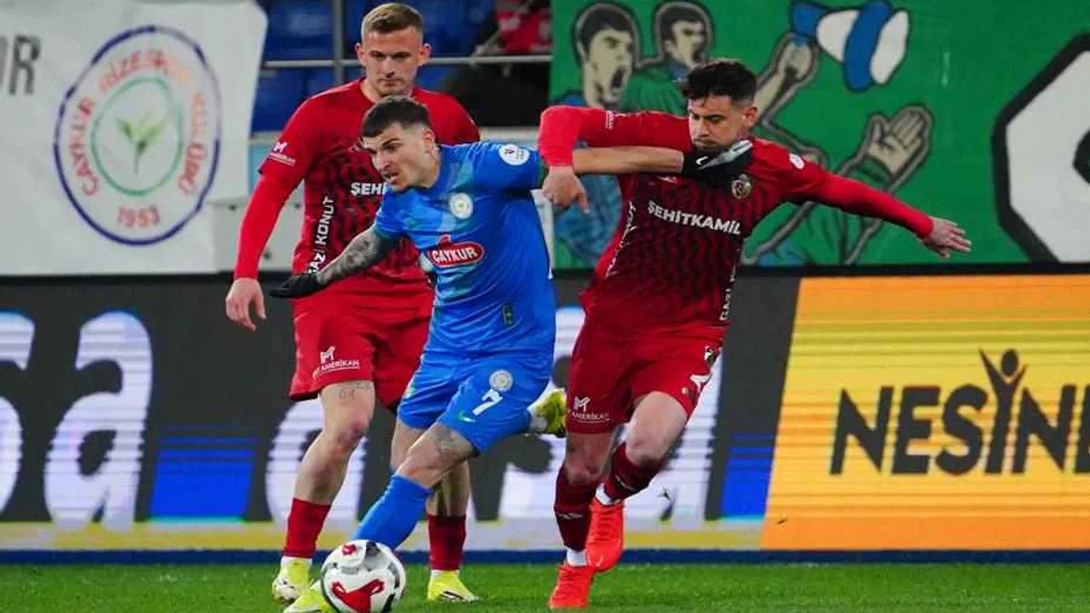 Çaykur Rizespor 2-1 Gaziantep FK (Maç Sonucu)