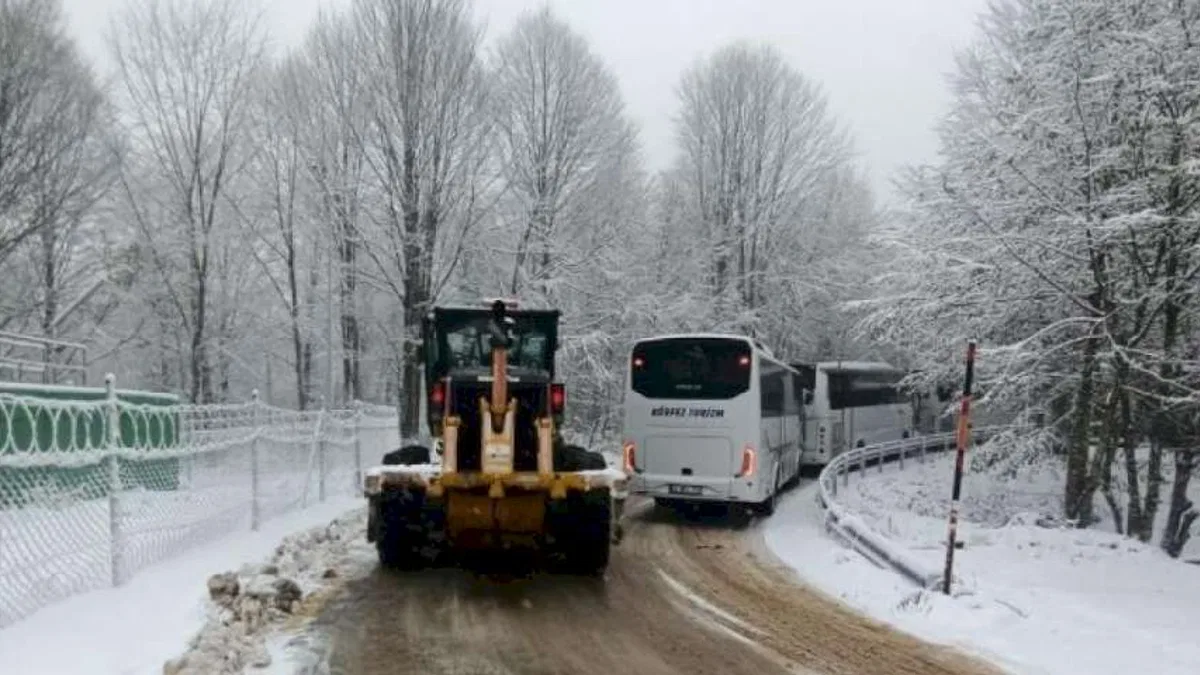 Kocaeli'nin kar kaplanları iş başında