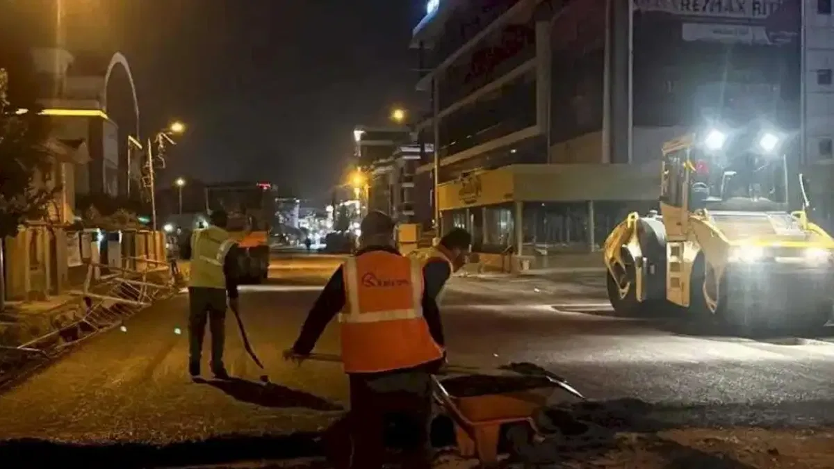 Kocaeli'de şehir uykuda, Büyükşehir 7/24 iş başında