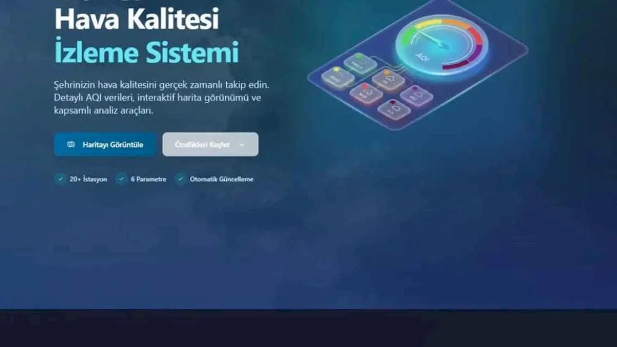 Manisa'nın Nefesi Artık Akıllı Sistemle Anlık İzleniyor!