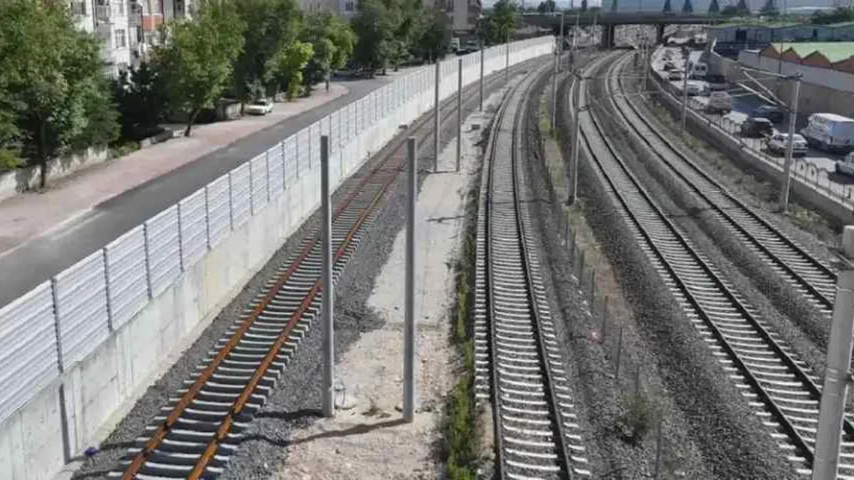 Konya'da gürültüye karşı ses bariyeri yapıldı