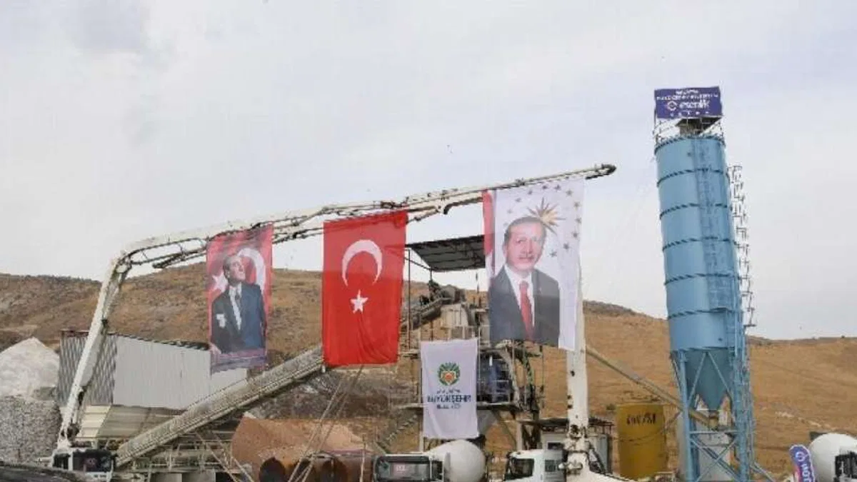 Malatya'nın beton santrali üretime başladı
